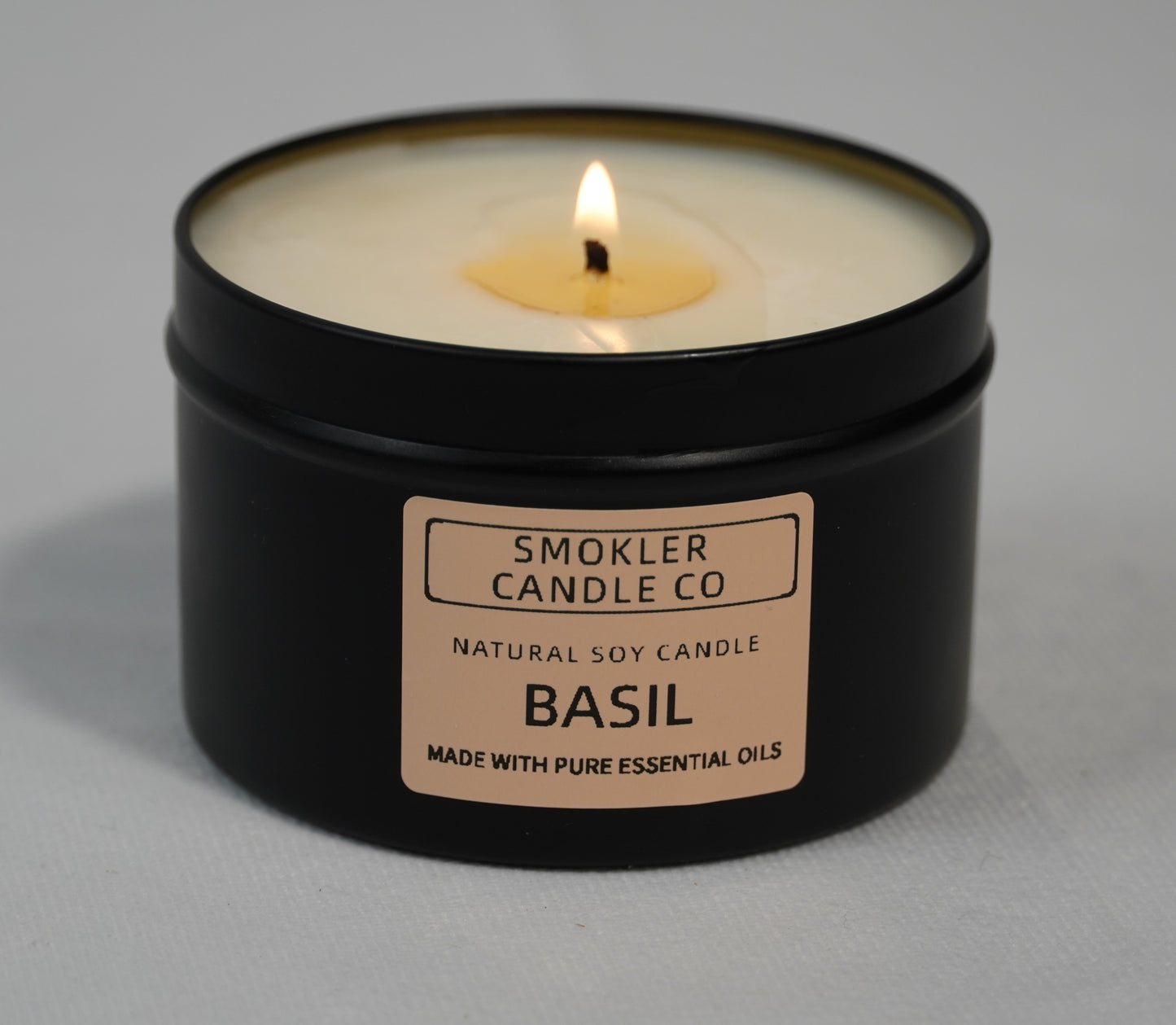 Basil - 7 oz Soy Candle with Essential Oils