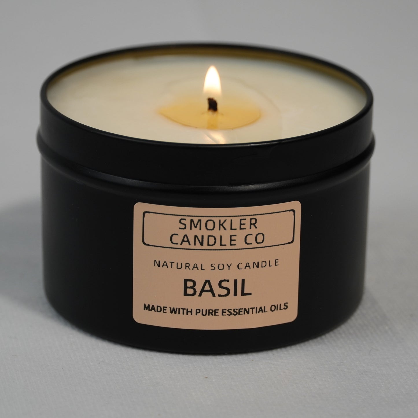 Basil - 7 oz Soy Candle with Essential Oils