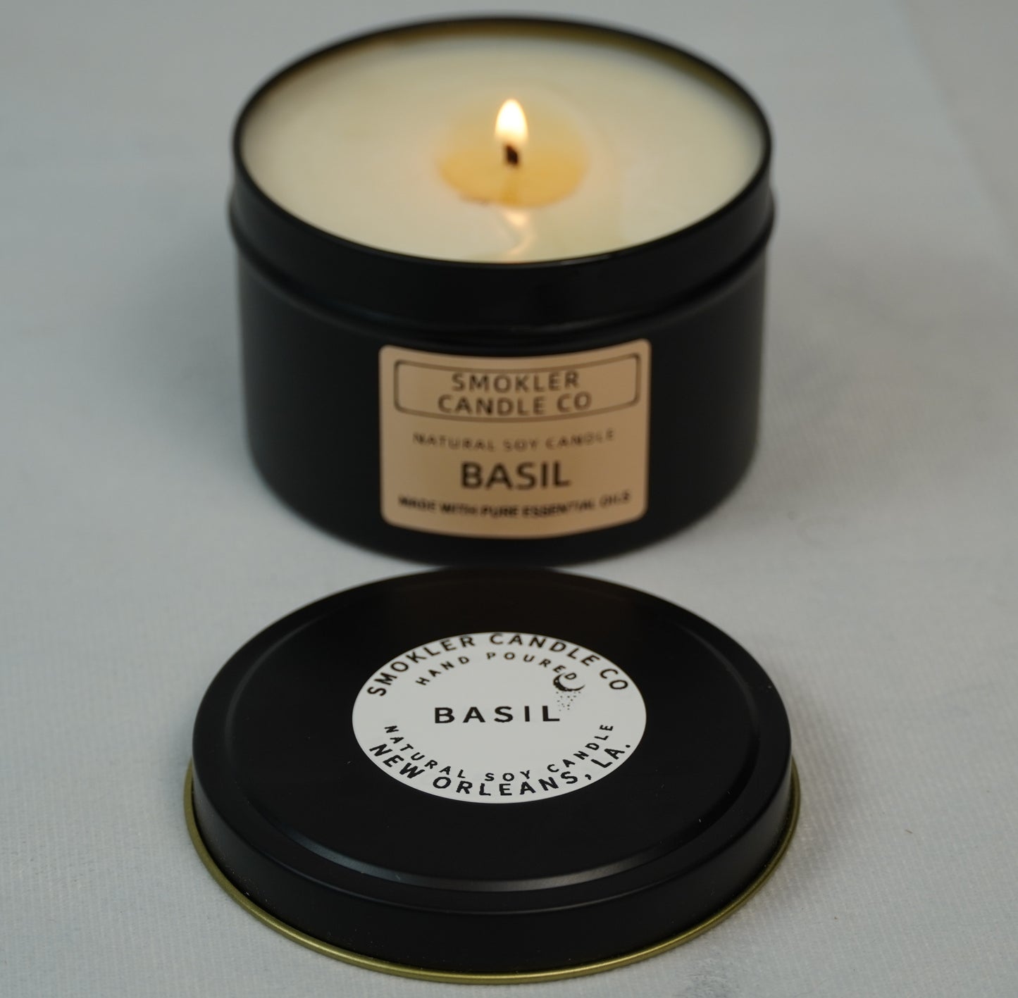 Basil - 7 oz Soy Candle with Essential Oils