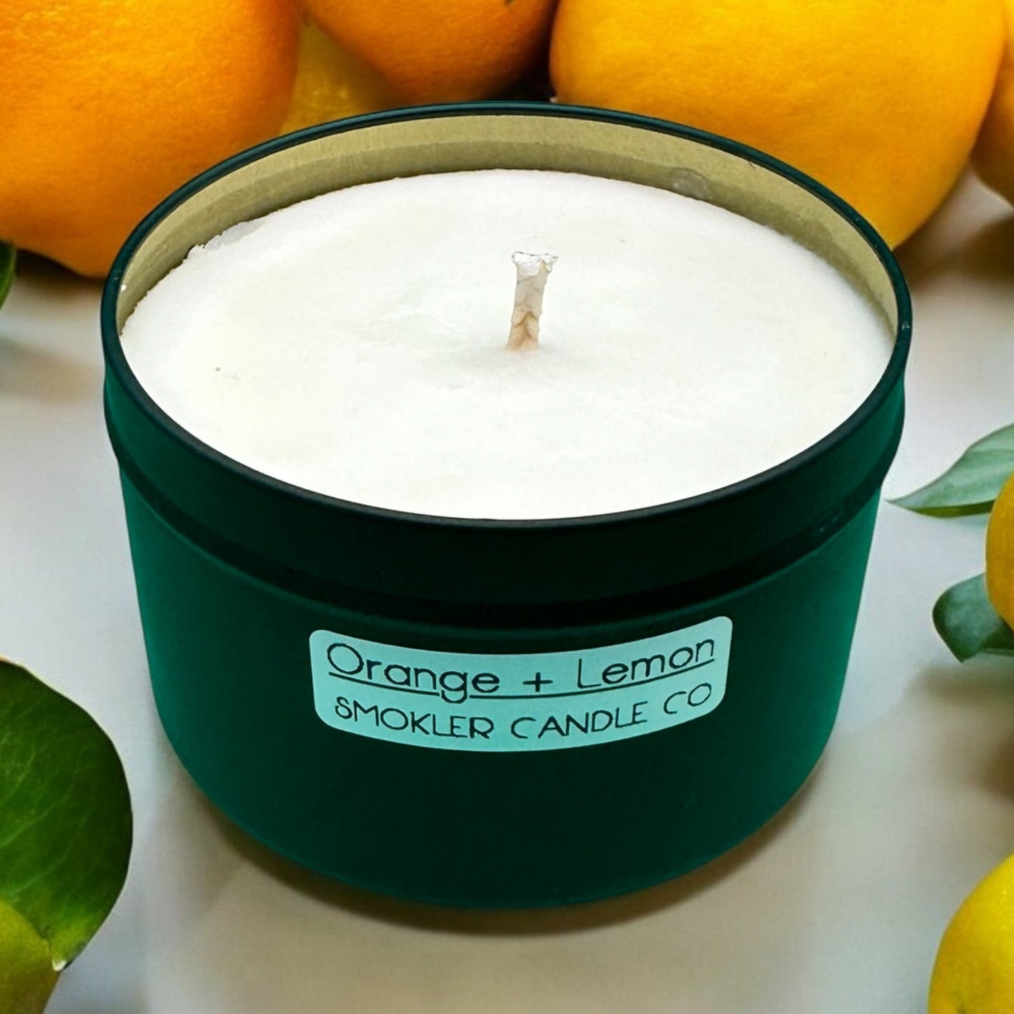 Orange + Lemon - 7 oz Soy Candle with Essential Oils